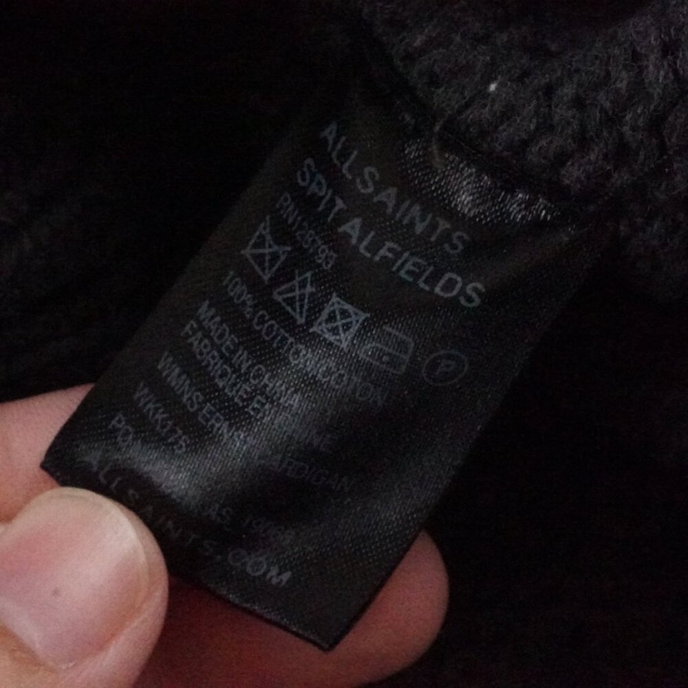 All Saints Chunky Knit Toggle Button Cardigan Swe… - image 6